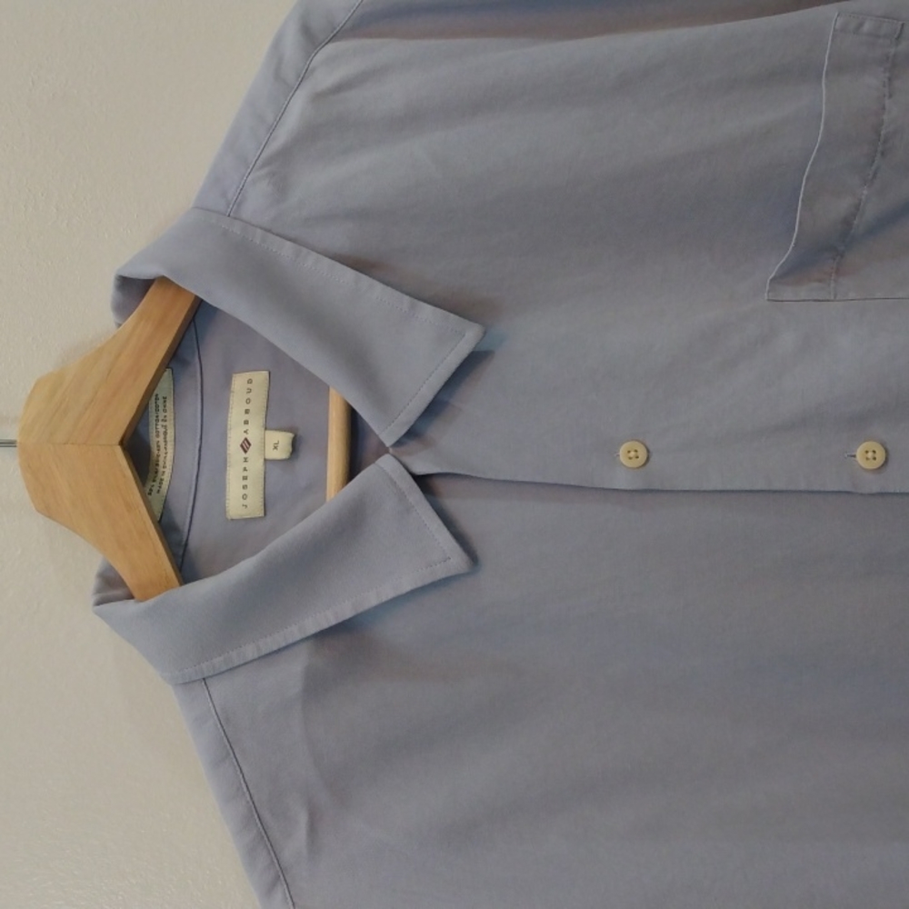 Joseph Abboud XL Silk/Cotton Blend Blue Shirt